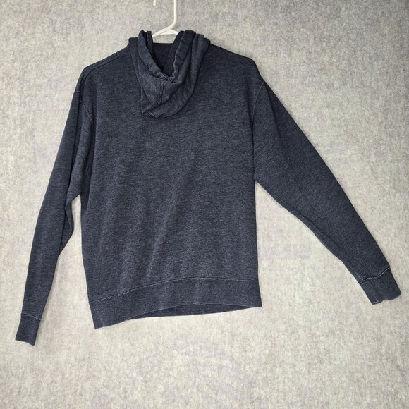 Vintage Charcoal Gray Graphic Hoodie Sweatshirt - Picture 2 of 5